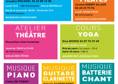 ACTIVITÉS ADULTES 2025-2026