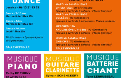 ACTIVITÉS ENFANTS 2025-2026